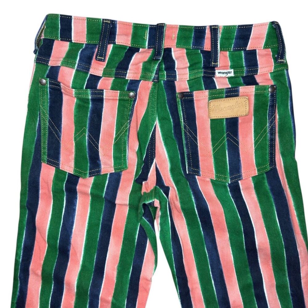 ANTHROPOLOGIE Wrangler Mulitcolor Stripe Wide Leg Pants Size: 26 - Picture 4 of 6